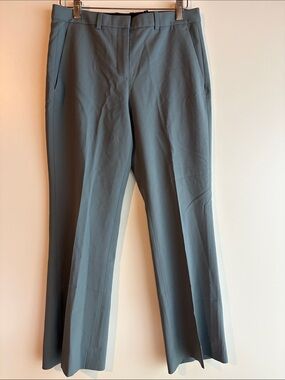 Theory Demitria 4 Traceable Wool Slate Gray Dress Pants Size 0